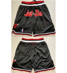 Men's Chicago Bulls Black Mitchell&Ness Shorts (Run Small)