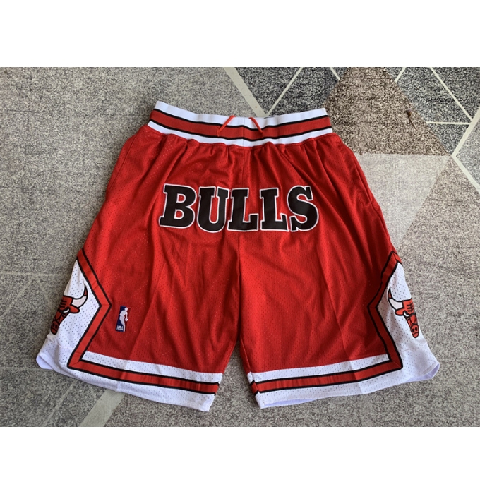 Men's Chicago Bulls Joint red Shorts