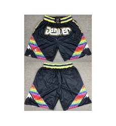 Men's Denver Nuggets Navy Shorts (Run Smaller)