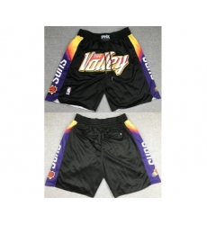 Men's Phoenix Suns Black Shorts (Run Small)