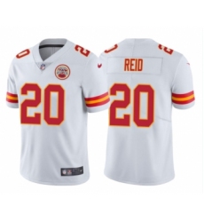 Men's Kansas City Chiefs #20 Justin Reid White Vapor Limited Football Jersey