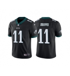 Men's Philadelphia Eagles #11 A. J. Brown Black Vapor Untouchable Limited Stitched Jersey