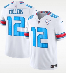 Youth Houston Texans #12 Nico Collins White 2026 F.U.S.E. Rivalries Collection Limited Stitched Football Jersey
