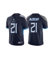 Men's Tennessee Titans #21 Roger McCreary Navy Vapor Untouchable Stitched Jersey