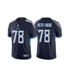 Men's Tennessee Titans #78 Nicholas Petit-Frere Navy Vapor Untouchable Stitched Jersey