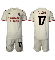Men 2021-2022 Club AC Milan away cream 17 Soccer Jersey