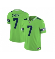 Men's Nike Seattle Seahawks #7 Geno Smith 2023 F.U.S.E. Green Limited Football Stitched Jersey