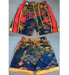 Men's Golden State Warriors Shorts(Run Small)