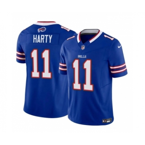 Men's Nike Buffalo Bills #11 Deonte Harty Blue 2023 F.U.S.E. Vapor Untouchable Limited Football Stitched Jersey Men's Nike Buffalo Bills #11 Deonte Harty Blue 2023 F.U.S.E. Vapor Untouchable Limited Football Stitched Jersey