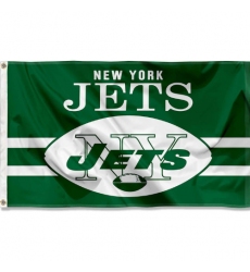2Pcs WinCraft New York Jets Throwback Vintage Retro 3x5 Banner Flag