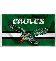 2pcs WinCraft Philadelphia Eagles Throwback Vintage Retro 3x5 Banner Flag