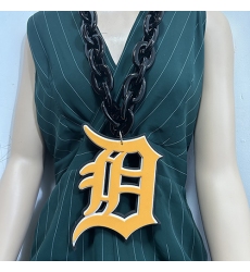Detroit Tigers Fan Chain, MLB fans, Team Logo Big necklace,  large  pendant, Medal gift clothing tag Accessories
