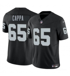 Men's Las Vegas Raiders #65 Alex Cappa Black 2025 F.U.S.E. Vapor Football Stitched Jersey