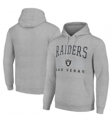 Men's Las Vegas Raiders Gray Pullover Hoodie