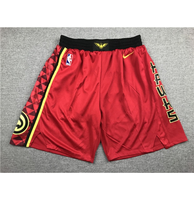 Men's Atlanta Hawks Retro Red Shorts (Run Smaller)
