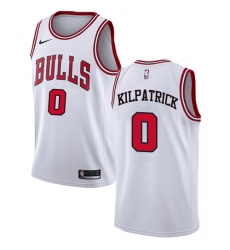 Youth Nike Chicago Bulls #0 Sean Kilpatrick Swingman White NBA Jersey - Association Edition