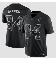 Men's Indianapolis Colts #84 Tyler Warren Black 2026 F.U.S.E. Salute to Service Limited Football Stitched Jersey