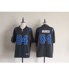 Men's Indianapolis Colts #84 Tyler Warren Dark Gray 2026 Rivalries Collection Limited Football Stitched Jersey