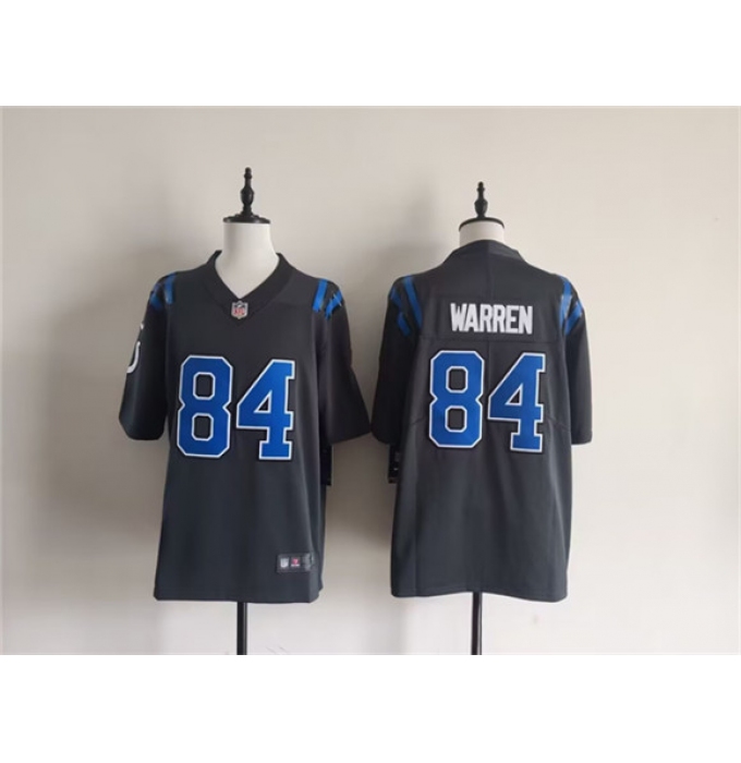 Men's Indianapolis Colts #84 Tyler Warren Dark Gray 2026 Rivalries Collection Limited Football Stitched Jersey
