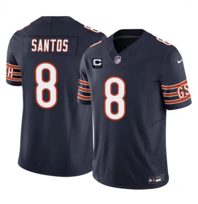 Men's Chicago Bears #8 Cairo Santos Navy 2026 F.U.S.E. 2-Star C Vapor Untouchable Limited Football Stitched Jersey