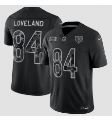 Men's Chicago Bears #84 Colston Loveland Black 2026 F.U.S.E. Salute to Service Limited Football Stitched Jersey