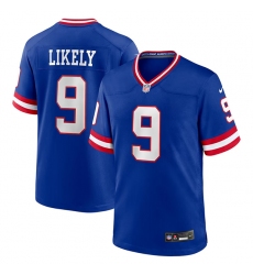 Men's New York Giants #9 Isaiah Likely Blue 2026 Classic Vapor Untouchable Limited Football Stitched Jersey