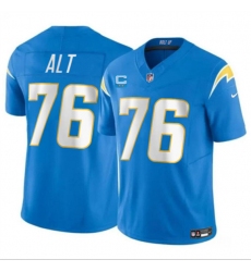 Men's Los Angeles Chargers #76 Joe Alt Blue 2026 F.U.S.E. 2-Star C Vapor Limited Football Stitched Jersey