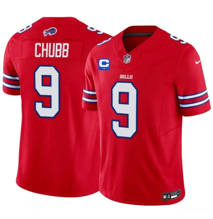 Men's Buffalo Bills #9 Bradley Chubb Red 2026 F.U.S.E. 1-Star C Vapor Untouchable Limited Football Stitched Jersey