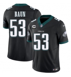 Men's Philadelphia Eagles #53 Jaelan Phillips Black 2026 F.U.S.E. 2-Star C Vapor Untouchable Limited Football Stitched Jersey