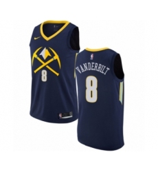 Women's Nike Denver Nuggets #8 Jarred Vanderbilt Swingman Navy Blue NBA Jersey - City Edition