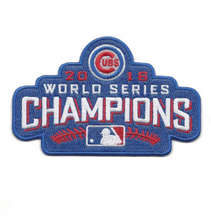 Chicago Cubs 2016 World Series Champions Patch