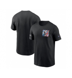 Men's Houston Texans Black 2023 Crucial Catch Sideline Tri-Blend T-Shirt