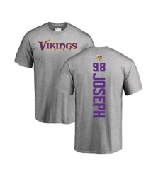 Football Minnesota Vikings #98 Linval Joseph Purple Backer T-Shirt