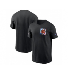 Men's Cincinnati Bengals Black 2023 Crucial Catch Sideline Tri-Blend T-Shirt