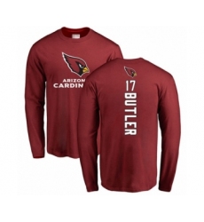 Football Arizona Cardinals #17 Hakeem Butler Maroon Backer Long Sleeve T-Shirt