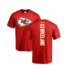Football Kansas City Chiefs #21 Bashaud Breeland Red Backer T-Shirt