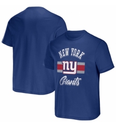 Men's New York Giants Blue X Darius Rucker Collection Stripe T Shirt