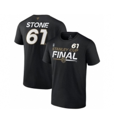 Men's Vegas Golden Knights #61 Mark Stone Black 2023 Stanley Cup Final Authentic Pro Name & Number T-Shirt