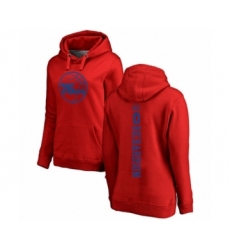 Basketball Women's Philadelphia 76ers #0 Josh Richardson Red One Color Backer Pullover Hoodie