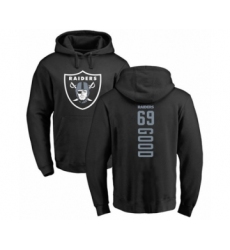 Football Women's Oakland Raiders #90 Johnathan Hankins Ash One Color Pullover Hoodie