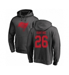 Football Tampa Bay Buccaneers #26 Sean Bunting Ash One Color Pullover Hoodie