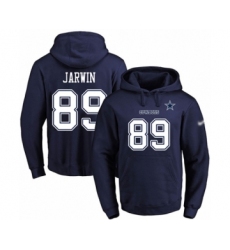 Football Men's Dallas Cowboys #89 Blake Jarwin Navy Blue Name & Number Pullover Hoodie