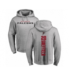 Football Atlanta Falcons #20 Kendall Sheffield Ash Backer Pullover Hoodie