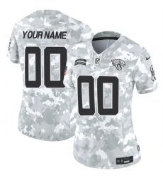 Women's Jacksonville Jaguars Active Player Custom 2024 F.U.S.E Arctic Camo Salute To Service Limited Stitched Football Jersey(Run Small)