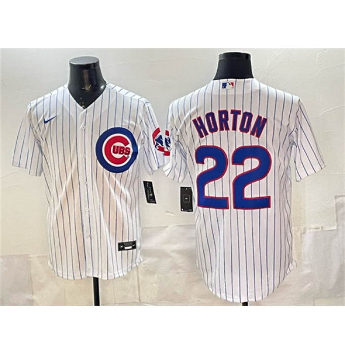Men's Chicago Cubs #22 Cade Horton White Cool Base Stitched Baseball Jersey