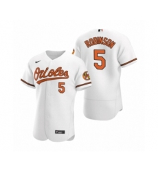 Men's Baltimore Orioles #5 Brooks Robinson Nike White Authentic 2020 Home Jersey