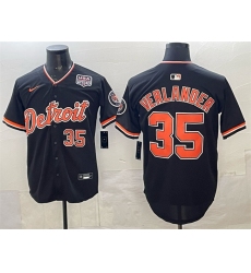 Men's Detroit Tigers #35 Justin Verlander Navy 2026 Alternate USA 250 Vapor Premier Limited Stitched Baseball Jersey