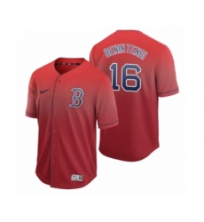Women's Boston Red Sox #16 Andrew Benintendi Red Fade Nike Jersey