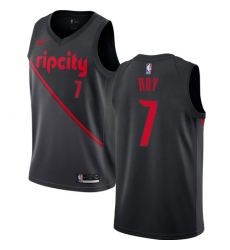 Women's Nike Portland Trail Blazers #7 Brandon Roy Swingman Black NBA Jersey - 2018 19 City Edition