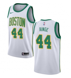 Men's Nike Boston Celtics #44 Danny Ainge Swingman White NBA Jersey - City Edition